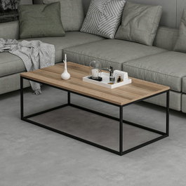 Hanah Home Mesa de Centro Tiger - Nogal